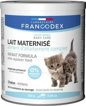 Krmivo pro kočku Francodex Náhradní mléko pro koťata 200 g