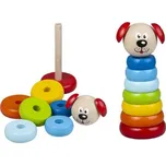 Detoa Pyramida pejsek dřevěný 15 cm