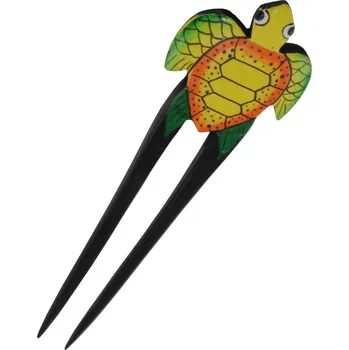 Ozdoba do vlasů Jehlice do vlasů Žlutá želvička