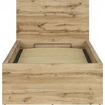 TETRIX postel s roštem LOZ/90/B dub wotan