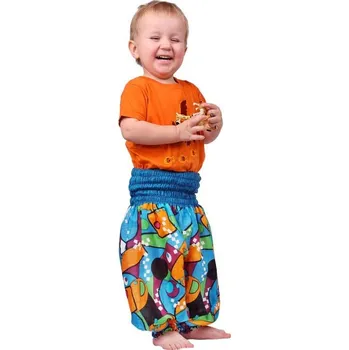 Dívčí kalhoty Dětské bavlněné kalhoty harémky Paradise Maze, Sittar 4 - 6 let