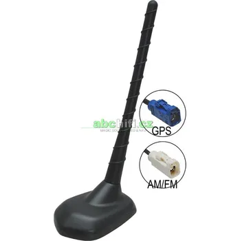 Autoanténa FIAT - AM/FM + GPS střešní anténa se zesilovačem