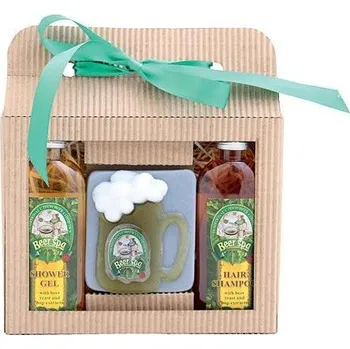 Kosmetická sada Sada Beer Spa – gel 100 ml, mýdlo 85 g a šampon 100 ml