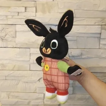 plyšák Plyšová hračka králíček Bing 28 cm - obleček s kárem