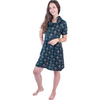 Dámské šaty Teplé jarní / podzimní šaty Burung Hantu, Sittar UNI (odpovídá S/M) - POSLEDNÍ KUS!