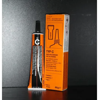 Průmyslové lepidlo Werner Müller Tuba C 44g svařování PVC za studena