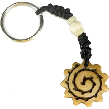 Přívěsek na klíče Vlnitá spirála