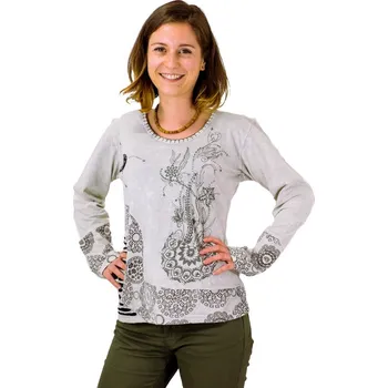 Dámská halenka Etno top / halenka Ketana Kelabu, Sittar.cz XL