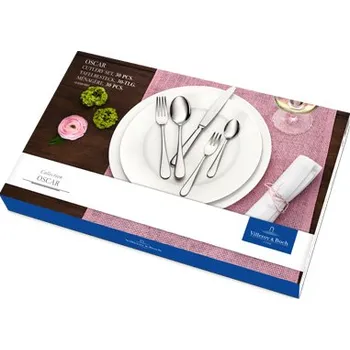 Příbor Sady příborů 68 kusů pro 12 osob OSCAR, Villeroy & Boch ▪ Kč 13980 ️ - Luxurytable.cz Villeroy & Boch