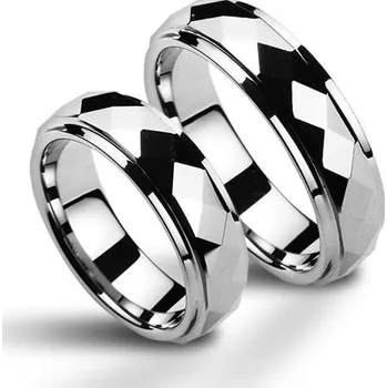 Prsten NWF1036 Wolframové snubní prsteny - pár