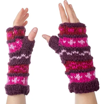 Rukavice Vlněné bezprstové rukavice Sandip Mulled Wine