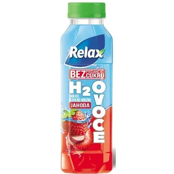 Relax H2Ovoce jahoda 400 ml