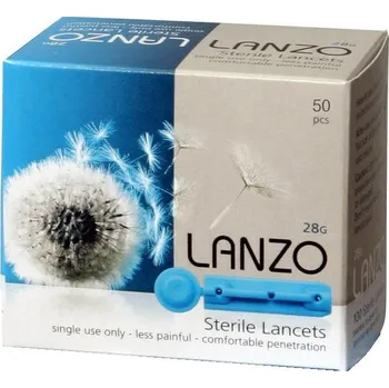 Lanzo Lancety pro pero ke glukometru Easygluco a Glucolab 50ks
