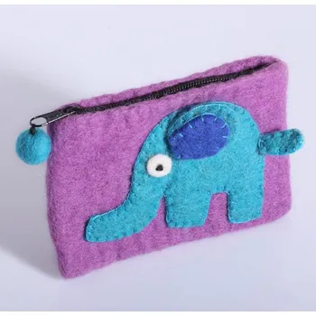 Peněženka Taštička se slonem ORANŽOVÁ+růžový slon