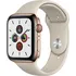 Chytré hodinky Apple Watch Series 5 GPS + Cellular 44 mm Stainless Steel Gold Stone Sport Band