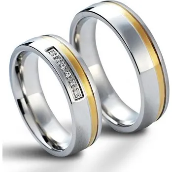Prsten NSS1018 Snubní prsteny chirurgická ocel - pár