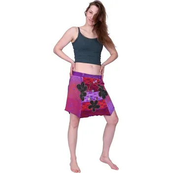 Dámská sukně Mini sukně s výšivkou a elastickým pasem Taman Ungu, Sittar, VÝPRODEJ, SLEVA M/L