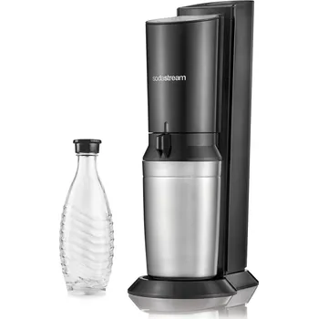 Výrobník sody SodaStream Sada Crystal Black + skleněná lahev