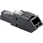 FPUD6X88MTG Nestíněný konektor RJ45, kat. 6A, úhlová terminace, drát nebo licna, AWG 22-26