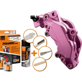 Autolak Foliatec Barva na brzdové třmeny , růžová, 3 dílná sada