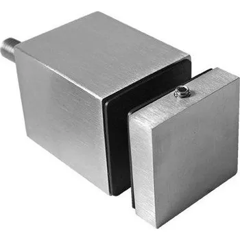 Zábradlí Držák skla bodový hranatý 40 x 40 - 50mm M10