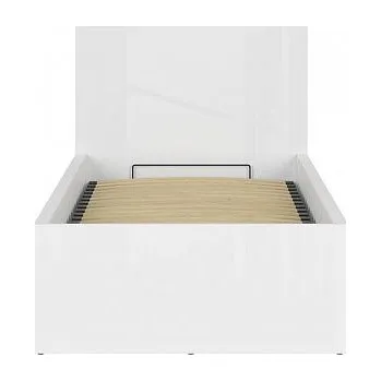 Postel TETRIX postel s roštem LOZ/90/B bílý lesk