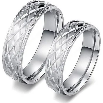 Prsten OPR0087 Ocelové snubní prsteny - pár