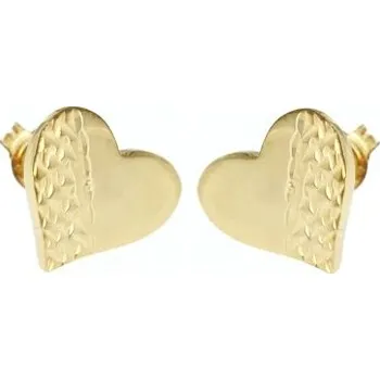 Náušnice Zlatnictví U Kostela Pozlacené náušnice srdíčka EMD187 444669539