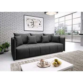 Sedací souprava Pohovka ASPENDO tmavě šedá