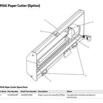 Tiskárna štítků Honeywell Cutter Assy for EasyCoder PX6i ((Expect Longer Lea