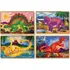 Puzzle Melissa & Doug dřevěné puzzle 4 v 1 Dinosauři