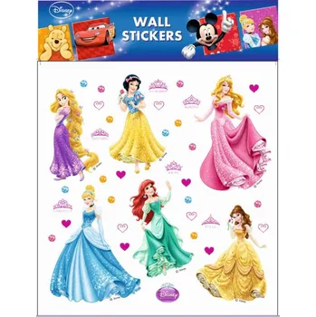 Samolepící dekorace Dětská samolepicí dekorace Disney Princezny 21080 / Samolepka pro děti DKs1080 AG Design (30x39cm)