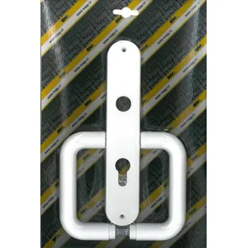 Dveřní kování Klika plastová dveřní 72 FAB STANDARD bílá MAGG Y0108