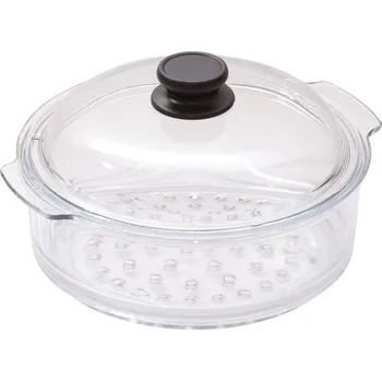 Hrnec SKLENĚNÝ PAŘÁK 24 CM + VÍKO