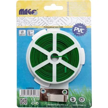 Vázací drát Vázací drát PVC se střihačem 30 m MAGG 110024