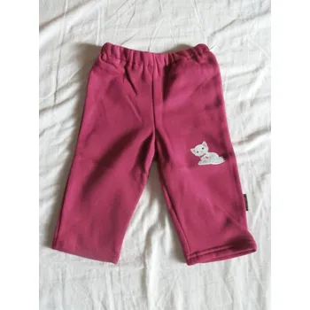 Kojenecký overall Kojenecké tepláky dívčí 74, velikost 74, Barva růžová tmavší, Síla materiálu S počesem uvnitř Podzim/zima