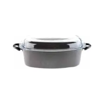 pekáč 33x21 x11 SKK Diamond 3000 plus non-stick (11 cm hluboký , 5,0 L, 4 kg včetně poklice)