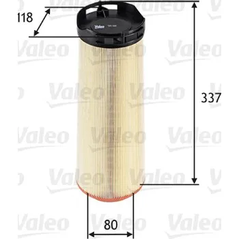 Vzduchový filtr Vzduchový filtr VALEO 585668