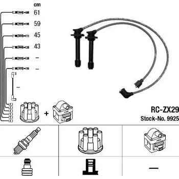 Zapalovací kabel Sada kabelů pro zapalování NGK 9925