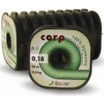 Broline Carp Zelená Průměr 0,12mm