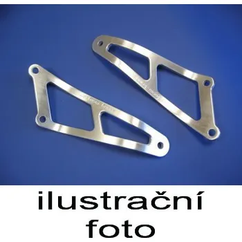 Výfuk pro motocykl R&G Racing Držák výfuku - Aprilia RSV '98-'03 (pár), černý Černá