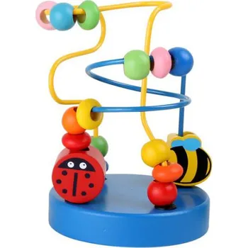 Dřevěná hračka Legler Motorické labyrinty se smyčkou Jaro Modrý