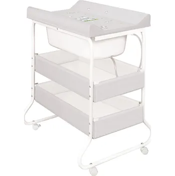 přebalovací pult a komoda Ceba Baby Suzie přebalovací pult šedý