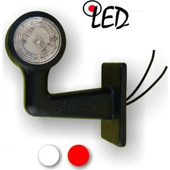 Přídavný světlomet Poziční světlo LED G-06/1 bíločervené 12-24V