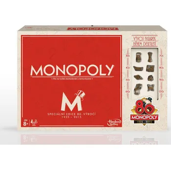Desková hra Hasbro Monopoly 80. výročí