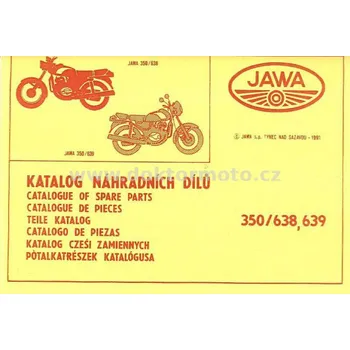 Poštovní známka Katalog ND Jawa 350 - 638/639 A4
