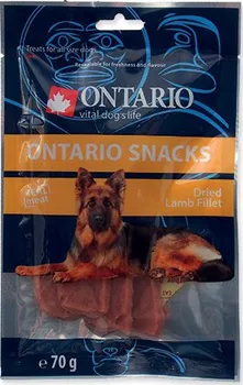 Pamlsek pro psa Ontario Snack dry lamb fillet 70 g