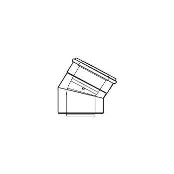 Kouřovod ALMEVA LIK koleno 30° - 80/125