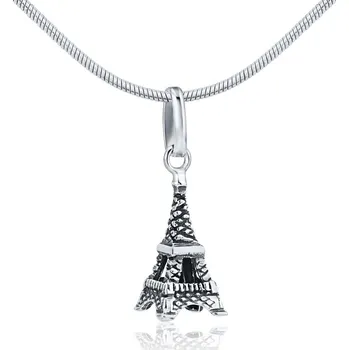 Přívěsek Stříbrný přívěsek Eiffelova věž - ZTJP43502