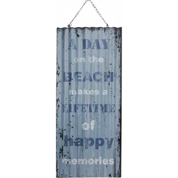 Plechová cedule Plechová cedule s nápisem